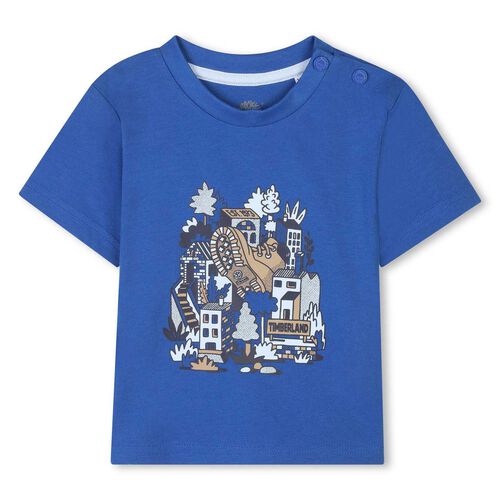 Timberland Short Sleeve Print T-Shirt 2-4Y